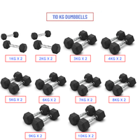 1KG to 10KG Hex Dumbbell Pack