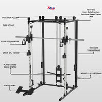 A2Z Heavy Duty Premium All-in-One Functional Power Trainer CRS9