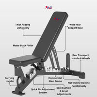 A2Z-1237D Commercial Dumbbell Bench