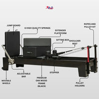PREMIUM OAK WOOD PILATE REFORMER (PRBL 1)