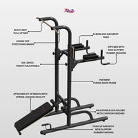 Pull up bar with Sit-up bench A2Z-7711 with 76x76 Tubing