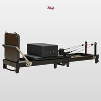 FOLDABLE OAK WOOD PILATE REFORMER BLACK (PRFB-1)
