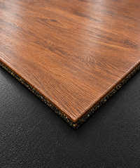 Wood Grain PVC Surface Rubber Gym Mat 15mm