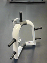 Commercial grade 7 pin weight plate rack