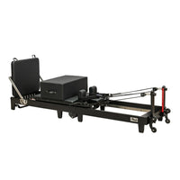 FOLDABLE OAK WOOD PILATE REFORMER BLACK (PRFB-1)