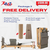 PACKAGE 3: PILATE OAK WOOD FOLDABLE REFORMER (PRFP-3)