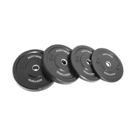 Black High Elastic Bumper Plates