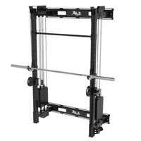 Commercial Wall Mounted Foldable Functional Trainer With Stringer Pair