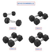 Hex Dumbbell Pack (50kg)