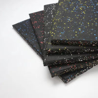 Premium 15mm EPDM Rubber Floor Mats with Colour Flecks (Pack of 25)
