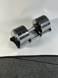2X40KG ADJUSTABLE ELECTROPLATE DUMBBELL SET