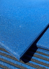 15mm Commercial Grade Fleck Floor Blue Mats(1mx1m)